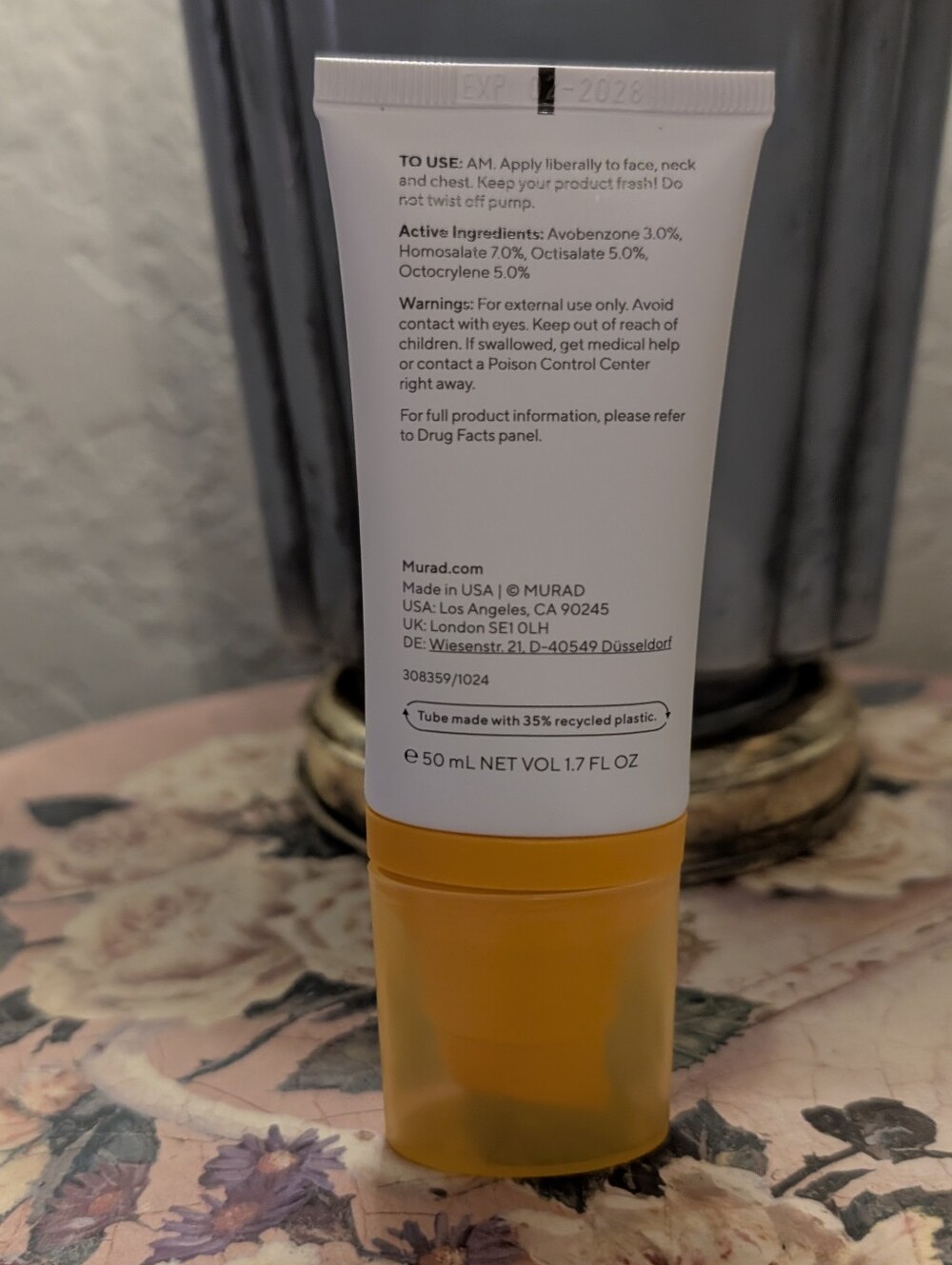 Murad Environmental Shield SPF 50 Brightening Moisturizer - White and Orange - Picture 7 of 7